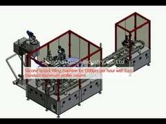 Силиконовая помада загрузочная машина за 1300 штук в час с евро стандартным алюминиевым профилем колонны