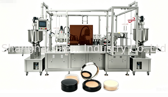 High Speed 48PCS/Min NBR Sponge Cushion Filling Machine with Four Nozzle Servo Filling and Visual Inspection