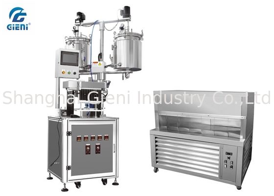 Машина завалки бальзама губы 12 сопл с платформой двойного компрессора замерзая