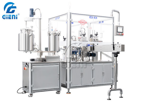 Хорошая цена. Косметический тип машины завалки 50Pcs/Min лоска губы 7KW роторный онлайн